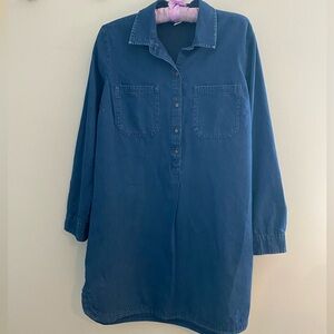 Old Navy Large Denim Dress EUC Versatile All Season Closet Staple